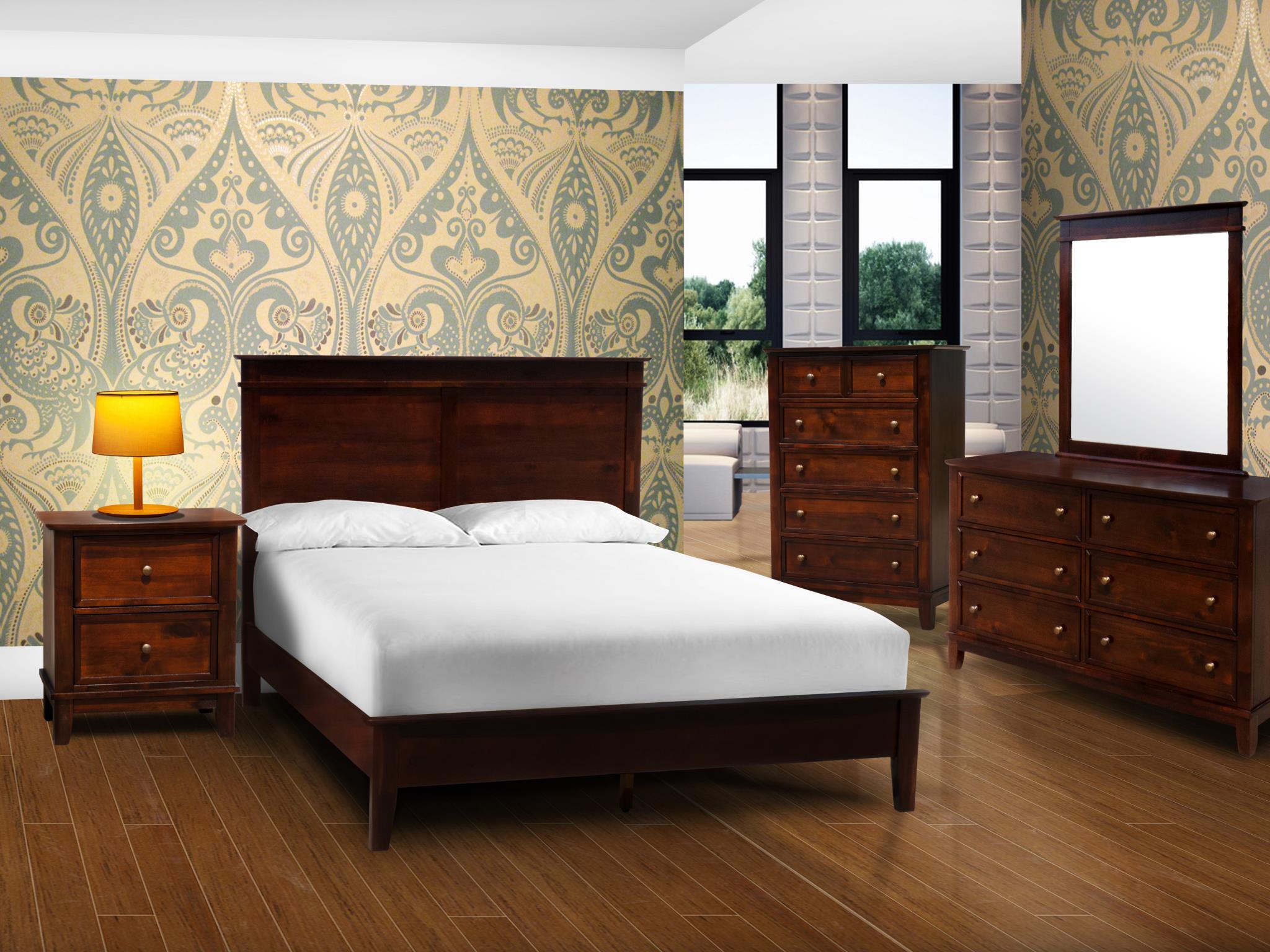 BELMONT QUEEN ESPRESSO BEDFRAME Affordable Mattress and Furniture