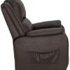 9050 Brown Lift Chair Side
